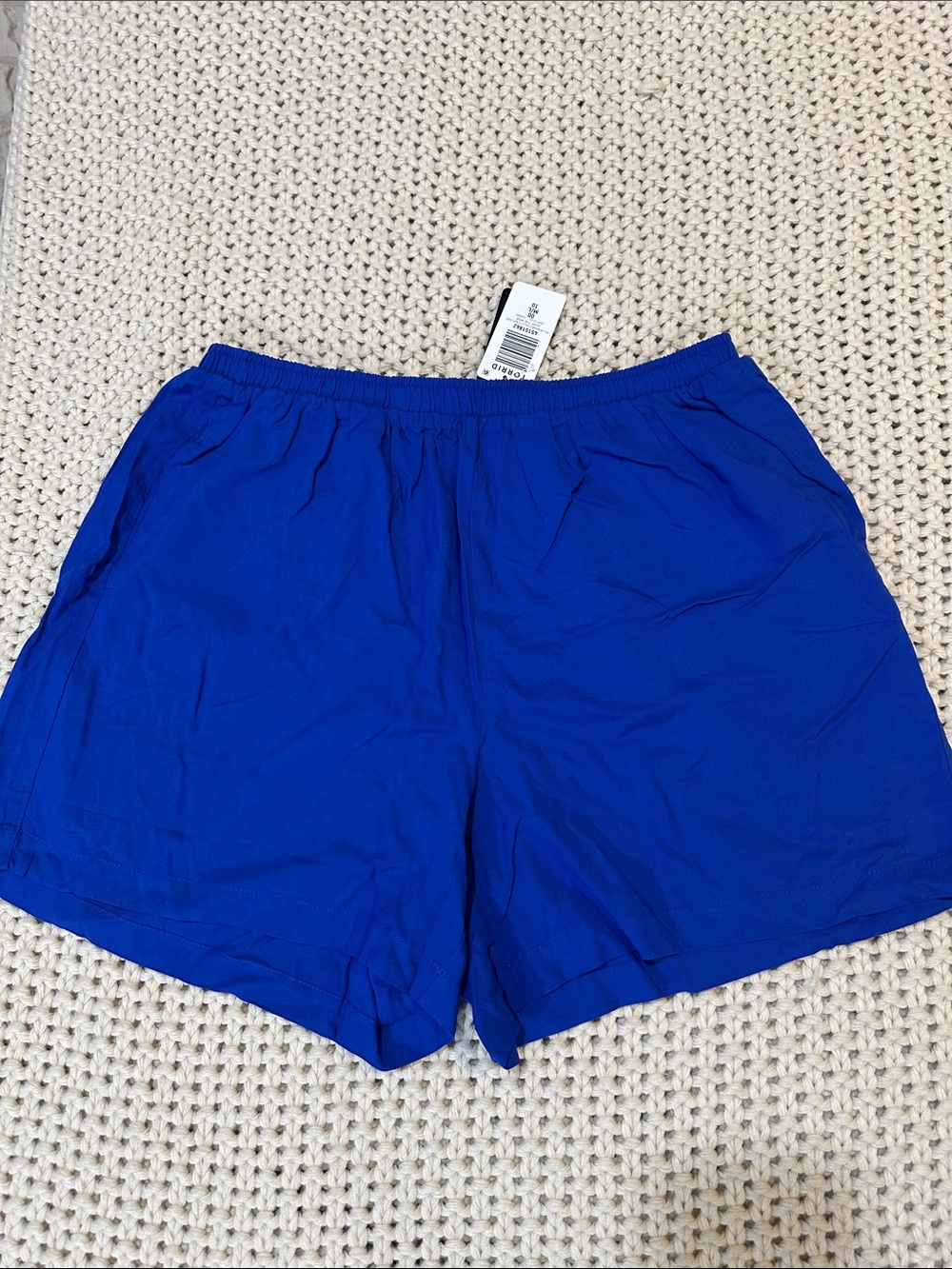 NWT torrid Electric Blue Soft Casual Shorts with Elastic Waist, Size 00 (Plus)